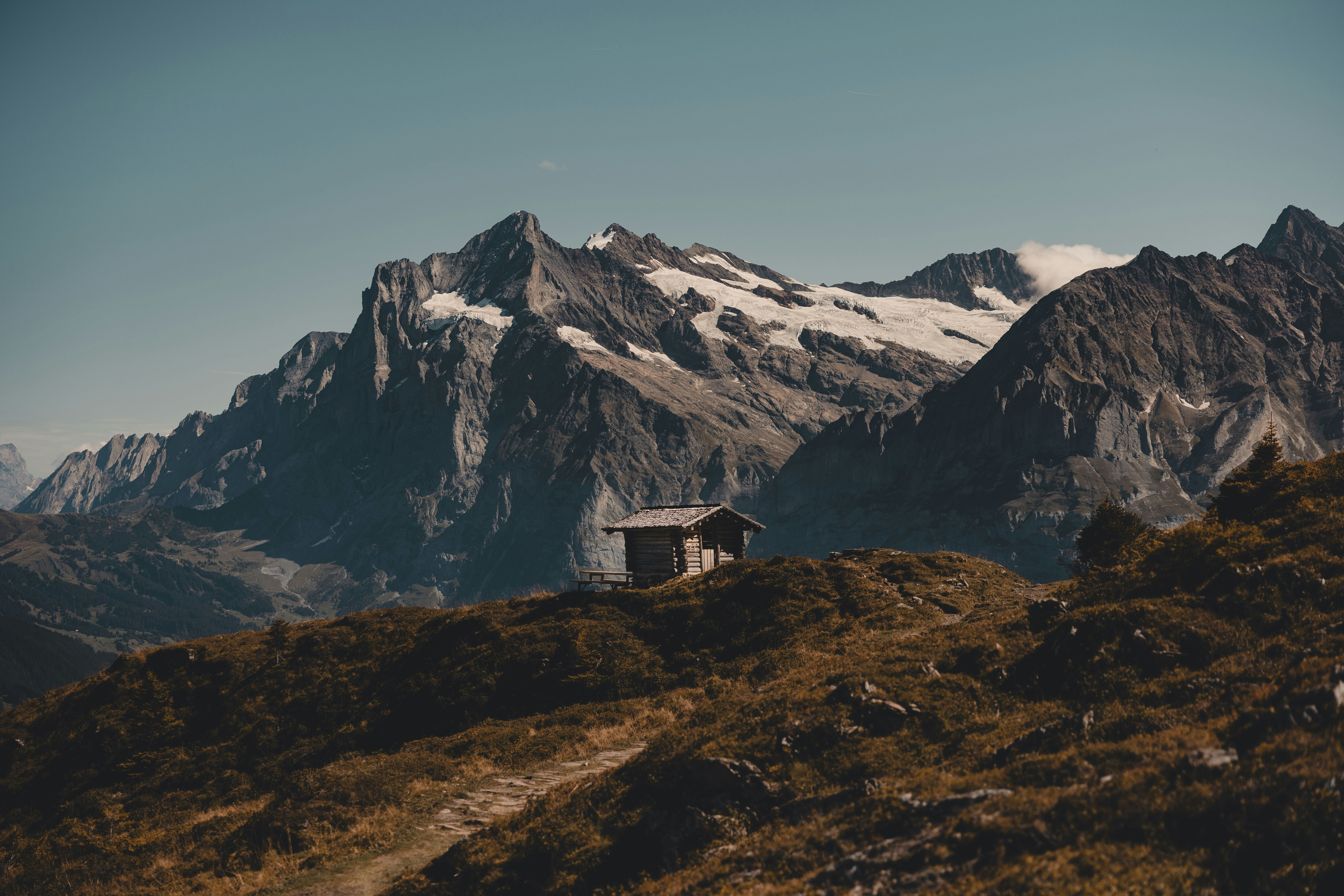 A landscape view of Bernese Oberland.