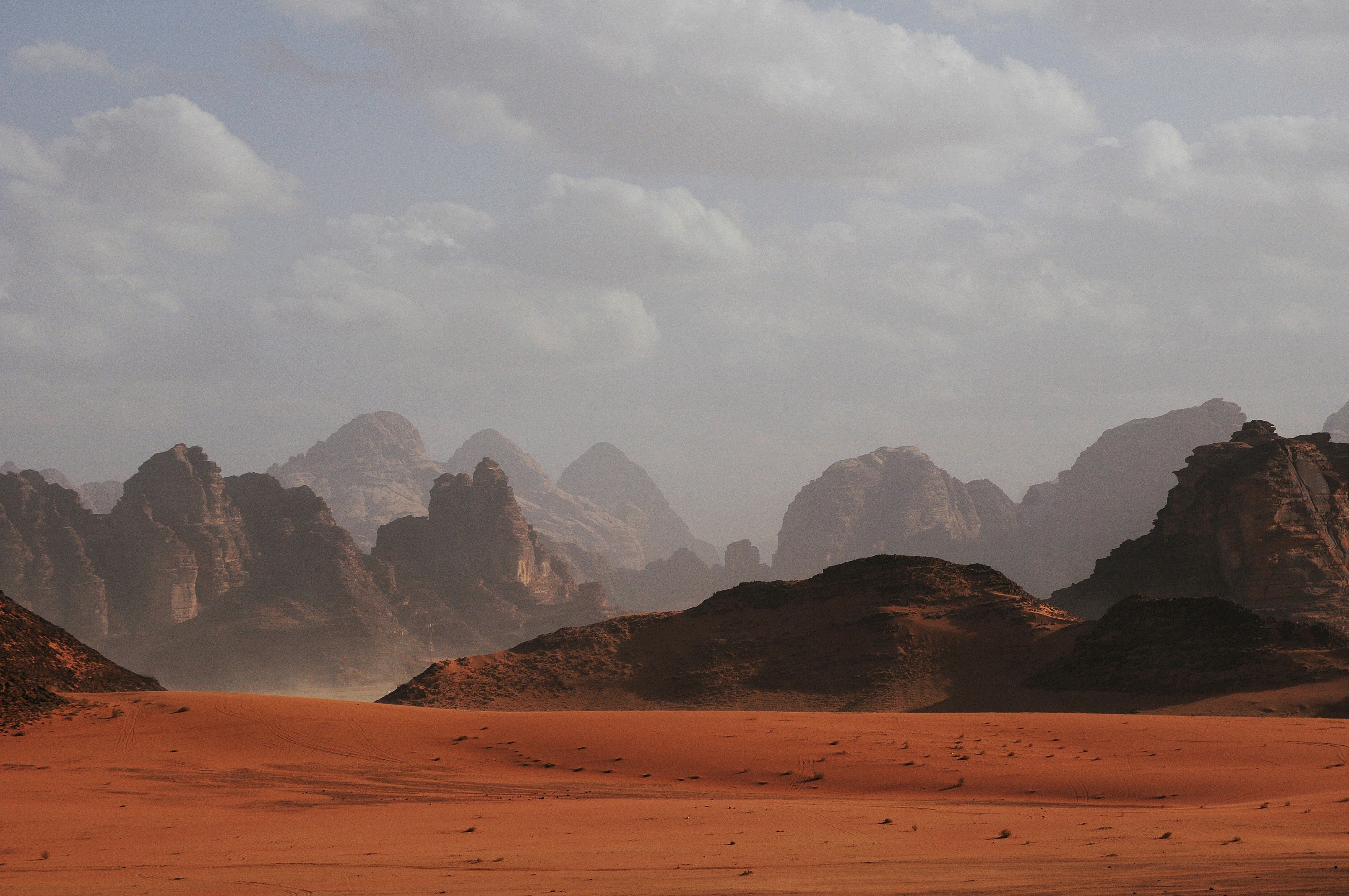 A landscape view of Jordan.