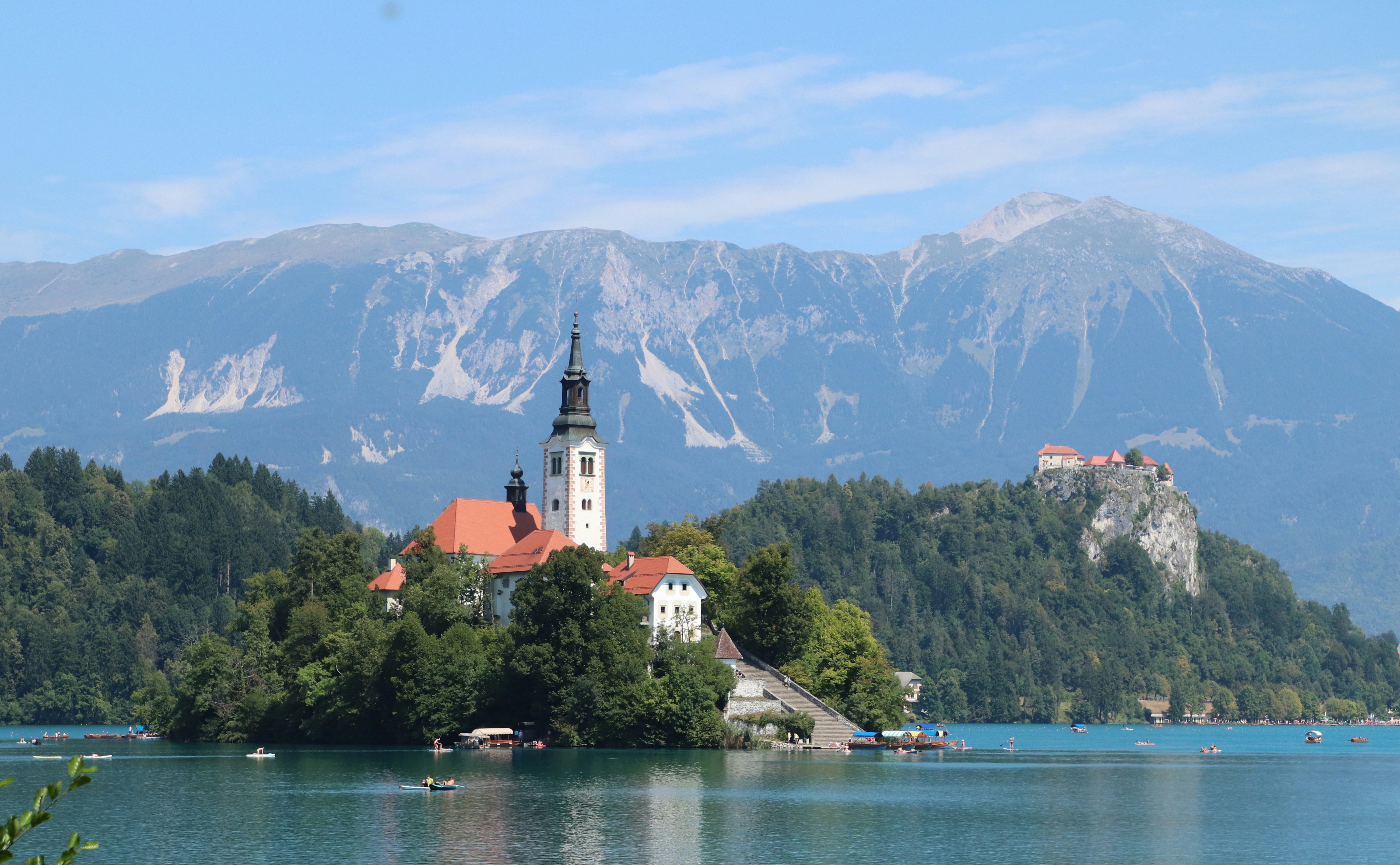 A landscape view of Julian Alps.