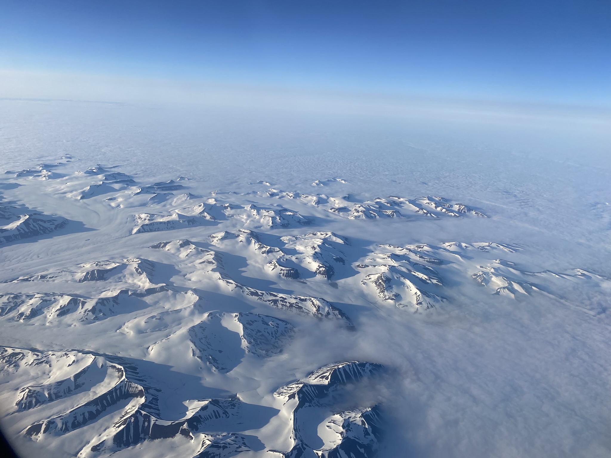 A landscape view of Svalbard.